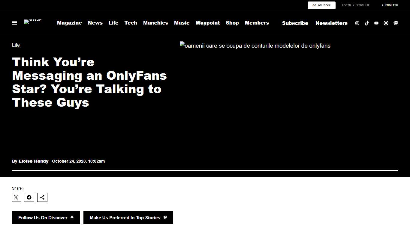 Think You're Messaging an OnlyFans Star? You're Talking to These Guys