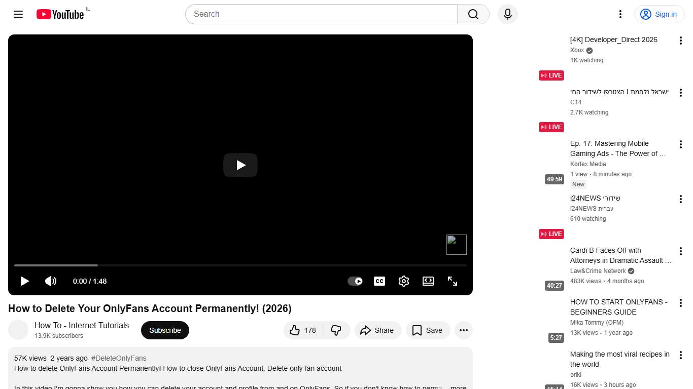 How to Delete Your OnlyFans Account Permanently! (2026) - YouTube